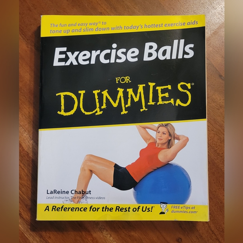 Exercise Balls for Dummies by LaReine Chabut (2005, Trade Paperback)